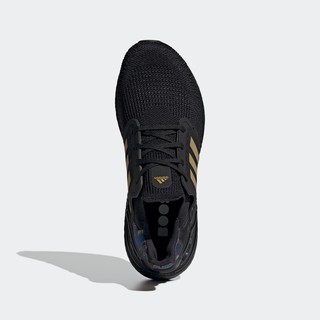 adidas 阿迪达斯 Ultra Boost 20 中性跑鞋 FW4322 黑金 40