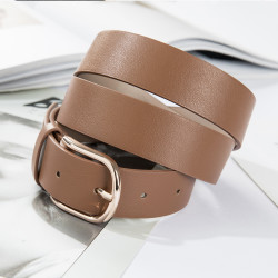 新款韩版针扣休闲牛仔裤女式皮带腰带