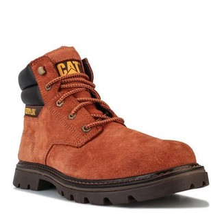 CAT 卡特彼勒 Quadrate系列 男士短筒工装靴 P724009 棕色 UK11