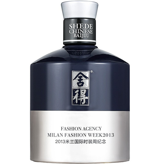 舍得品味舍得米兰国际时装周纪念版52%vol 浓香型白酒500ml 单瓶装