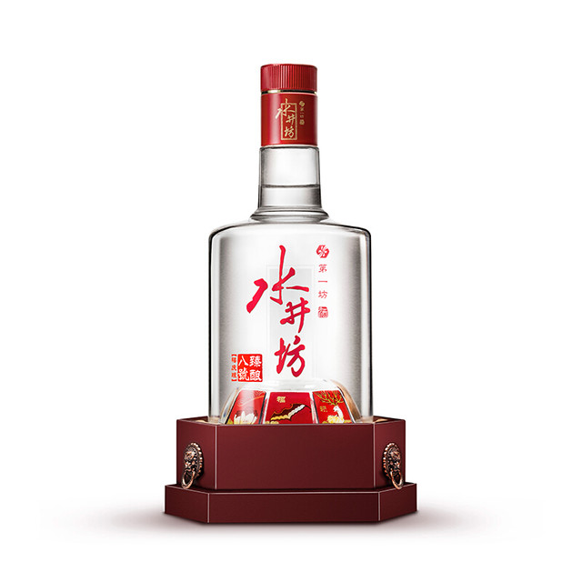 swellfun 水井坊第一坊酒臻酿八號禧庆版52%vol 浓香型白酒500ml 单瓶装