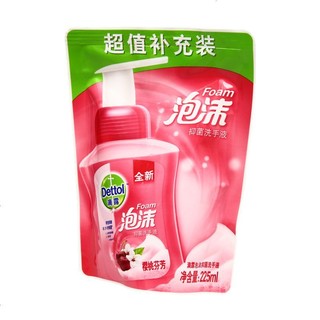 Dettol 滴露 樱桃芬芳泡沫抑菌洗手液补充装 225ml