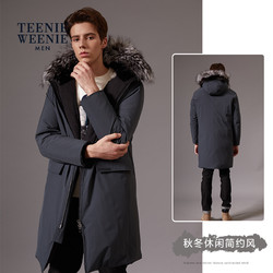 TeenieWeenieMen TNJD94V01K 男士中长款羽绒服