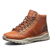 SKECHERS 斯凯奇 SPORT系列 男士高帮工装靴 65726 棕褐色 44