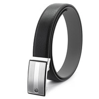 Samsonite 新秀丽 AAMIR系列 男士牛皮自动扣腰带 TK2*09027 黑色 120