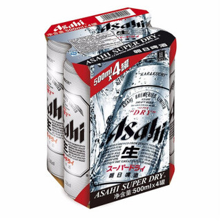 ASAHI/朝日啤酒 超爽系列 罐装灌装500ml*4 连包 0 *3件