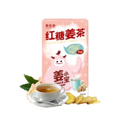 寿全斋 姜小宝红糖姜茶大姨妈12gx7条姜糖体寒调理黑糖姜茶小袋装