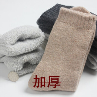 俞兆林   男女超厚羊毛袜子  3双装  多款可选 *3件