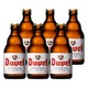 Duvel/督威 比利时进口精酿啤酒 督威啤酒瓶装 330ml*6瓶装 *4件