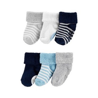 Carter's 孩特 CR04700 婴儿袜 6双装 蓝色 0/3M
