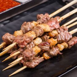 伊赛羊肉羊肉串牛肉串4060串烧烤羊肉串食材原汁原味