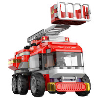 百亿补贴：布鲁可 大颗粒积木 交通工具系列 城市英雄主题 百变云梯消防车M2