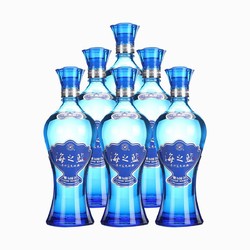 洋河蓝色经典海之蓝42度520ml*6瓶 浓香型白酒 整箱装