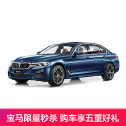 全款 宝马5系2020款 宝石青 525Li 豪华套装