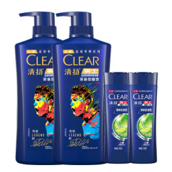 CLEAR 清扬 运动专研系列 深海劲透型男士洗发水 720g+100g(赠同款720g+100g+500g洗发水 *2件