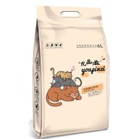 尤品滋 奶香味绿茶豆腐猫砂 6L