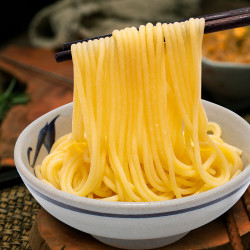 苞敞亮东北玉米面条250g*6 黄面条挂面 营养杂粮面食易煮挂面