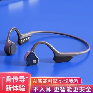 FMJ 骨传导蓝牙耳机 真ipx65级防水无线运动跑步挂耳式头戴耳机 *2件