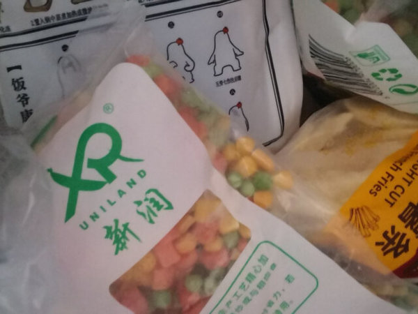 周五会员日又买了一个月的常用食品，还是一