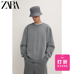 ZARA 新款 男装 水洗效果宽松卫衣 01701306802