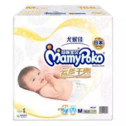 MamyPoko 妈咪宝贝 云柔干爽系列 婴儿纸尿裤 M168片 *3件