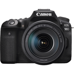 Canon 佳能 EOS 90D APS-C画幅 单反相机套机(EF-S 18-55mm F3.5-5.6 IS STM镜头)