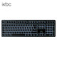 ikbc R300机械键盘PBT键帽cherry樱桃轴白色背光游戏键盘 黑色 茶轴