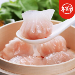 海悦郦生 广式水晶虾饺皇230g 生鲜礼盒装*4盒 *4件