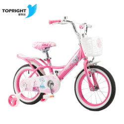 途锐达(TOPRIGHT)儿童自行车单车小孩童车 魔法公主 粉色 18寸