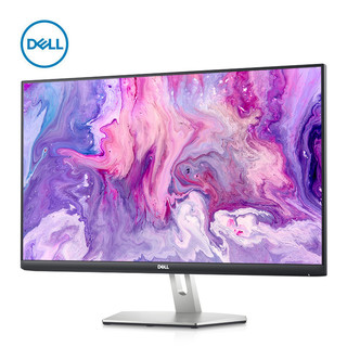 Dell/戴尔27英寸显示器 4k分辨率电脑显示屏 护眼显示器 内置扬声器 S2721Q