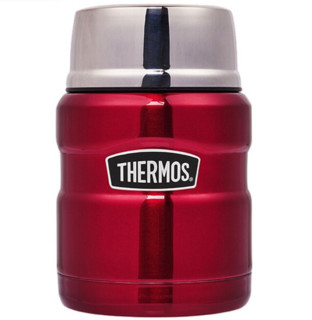 膳魔师进口真空保冷保温焖烧杯焖烧罐食物罐便当盒 SK-3000-CR 红色 470ml
