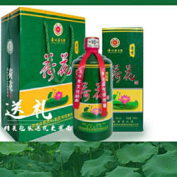 贵州荷花酒53度白酒整箱6瓶