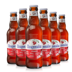 Hoegaarden 福佳 玫瑰红精酿果味啤酒 248ml*6瓶