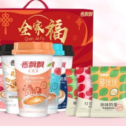 香飘飘 奶茶全家福礼盒 15杯 + 赠5袋