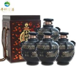 平坝窖酒 贵州兼香型白酒52度礼盒装送礼陈年收藏老酒30年基酒 平安坛1000ML 整箱4坛装