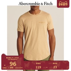 Abercrombie & Fitch男装 透气针织弧形下摆圆领短袖T恤306819-1AF *3件