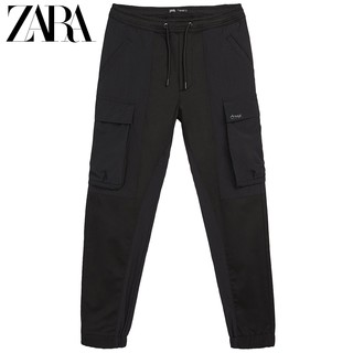 ZARA新款 男装 机能风口袋束脚软质牛仔裤 05862458800