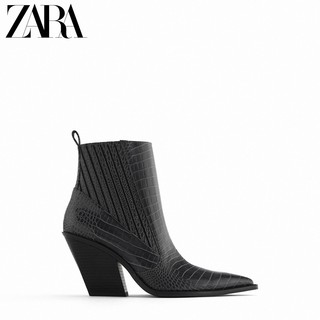 ZARA 13129610004 女士中跟短靴