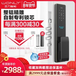 王力智能锁防盗门密码锁家用指纹锁电子锁密码门锁智能门锁ZD135