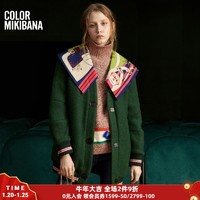 mikibana茧型澳洲绵羊毛呢子大衣女外套2020冬爆款
