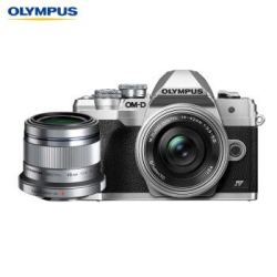 奥林巴斯(OLYMPUS)E-M10 MarkIV+14-42mm EZ+45mm F1.8人像双镜头微单套机em10照相机
