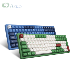AKKO 3096DS 红豆抹茶/海洋之星 100键 有线机械键盘 AKKO轴