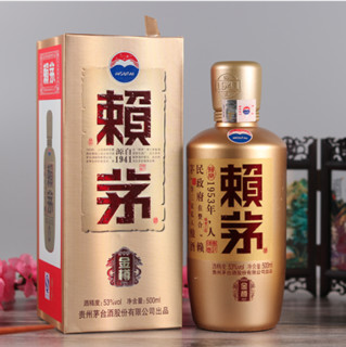 MOUTAI 茅台 赖茅酒 金樽 53%vol 酱香型白酒 500ml 单瓶装