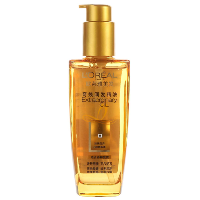 L'OREAL PARIS 巴黎欧莱雅 奇焕润发精油 小金瓶 100ml