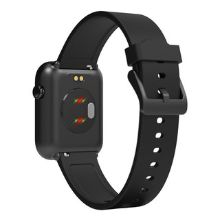 ticwatch GTH 智能手表 43.2mm 黑色金属表盘 骑士黑TPU表带 (血氧）