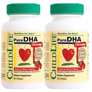CHILDLIFE DHA膳食补充剂 90粒/瓶 2瓶装
