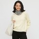 UNIQLO 优衣库 432216 女士3D羊毛混纺针织衫