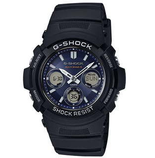 CASIO 卡西欧 G-SHOCK系列 47毫米太阳能腕表 AWG-M100A-1AER