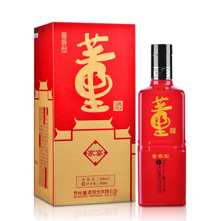 董酒 家宴 54%vol 董香型白酒 500ml 单瓶装买2送白标125ml