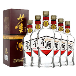 董酒 高度白酒 54度白标董酒（八角瓶） 董香型 54度 500ml*6瓶 整箱装